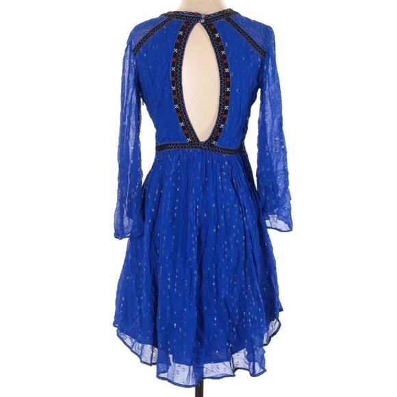 Free People All You Need Small Blue Dress - Picture 5 of 10